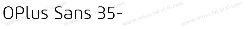 OPlus Sans 35字体转换